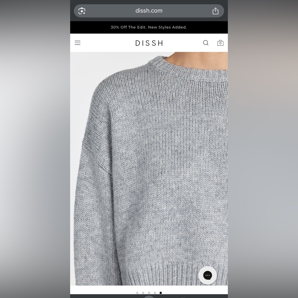 DISSH Gray Sweater